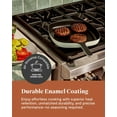 thumbnail image 3 of Caraway 1.8 qt Enameled Cast Iron Sauce Pan with Lid – Cast Iron Pot for Sauces, Grains & Reductions – Safe For Stovetop & Oven – Durable, & Easy to Clean – Cream, 3 of 4