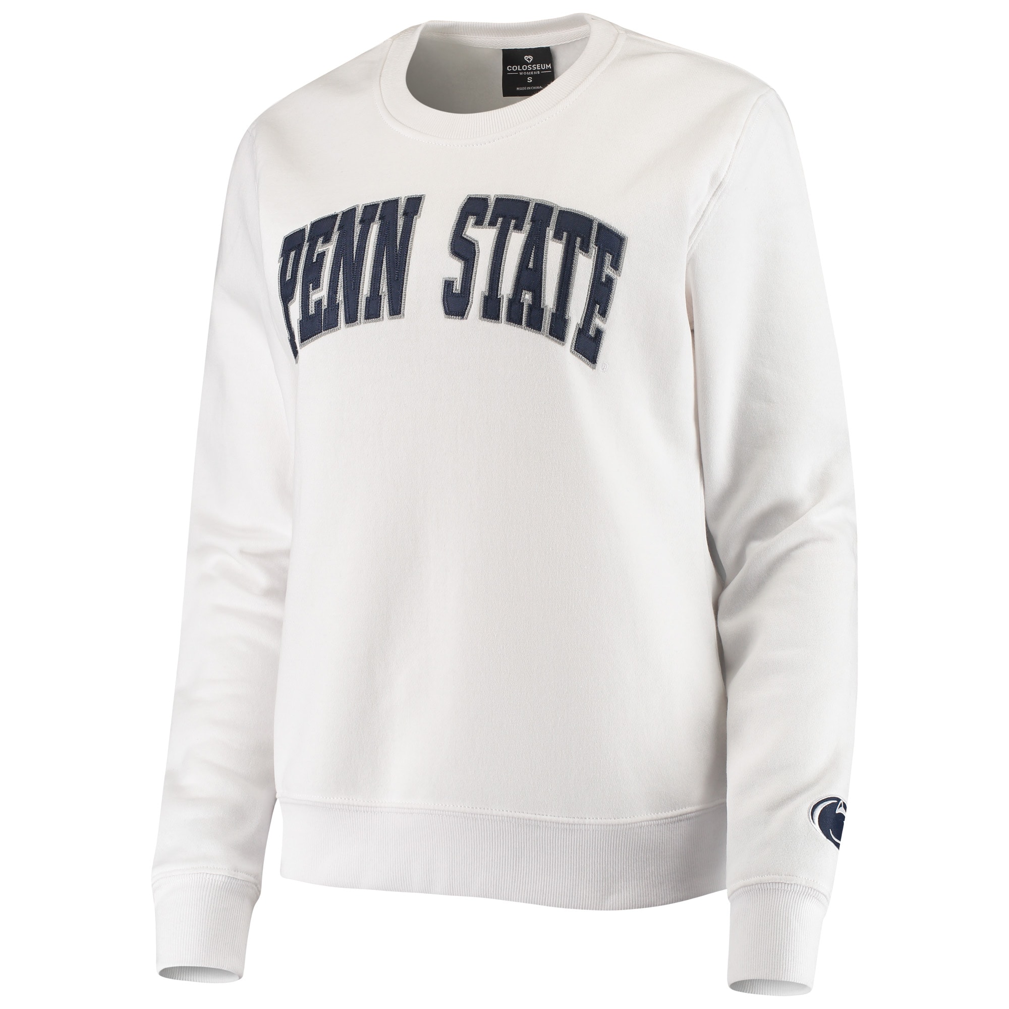Women's Colosseum White Penn State Nittany Lions Campanile Pullover Sweatshirt - image 2 of 3