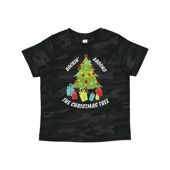 Inktastic Rockin' Around the Christmas Tree Boys or Girls Toddler T-Shirt