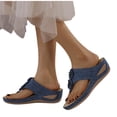 thumbnail image 4 of Juebong Sandals clearance Orthopedic Sandals for Women Open Toe Flip Flop Sandal Walking Slippers with Arch Support Anti-Slip Breathable Sandal Vintage Platform Outdoor Flats Shoes, 4 of 4