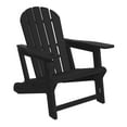 thumbnail image 5 of WestinTrends Azura 2-Piece HDPE Plastic Adirondack Patio Chair With 18" Side Table Set, Black, 5 of 16