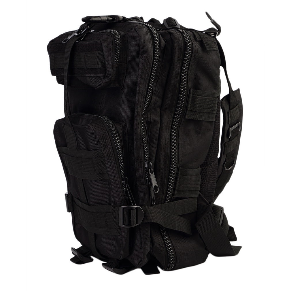 Black 30L Military Tactical Backpack Multifunctional Waterproof Camping Hiking Bag Outdoor backpack for Adults Sport... by