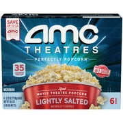 AMC Theatres Microwave Popcorn 6ct, Lightly Salted