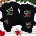 thumbnail image 1 of Conjuntos familiares a juego con estampado 2024, camiseta navideña española, ropa para papá, mamá, niños, camiseta, mameluco para bebé, 1 of 5