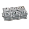 thumbnail image 3 of tredstone Divided Serving Dishes Relish Tray Appetizer Condiment Server for Home Grey, 3 of 9