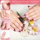 thumbnail image 4 of Dinheiro 500 puntas de uñas transparentes, gel suave de cobertura completa para kit de extensión de uñas en remojo, uñas postizas acrílicas, 12 tamaños, color almendra, 4 of 5