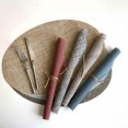 thumbnail image 4 of 4 pack Oval Placemat,PVC Western Table Mat,Woven Heat Insulation Mat,Table Mat,Heat Insulation,Waterproof,Oil-Proof,kitchenware. (Grey,45X32CM), 4 of 4