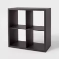 thumbnail image 6 of 4 Cube Storage Organizer, Kids Toys, Books, Decor, Black Oak, 6 of 6
