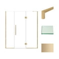thumbnail image 4 of Transolid Ehtf685267610c-T Elizabeth 76" High X 68-1/2" Wide Hinged Semi Frameless Shower, 4 of 7