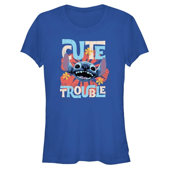 Juniors Lilo & Stitch Cutest Troublemaker T Shirt