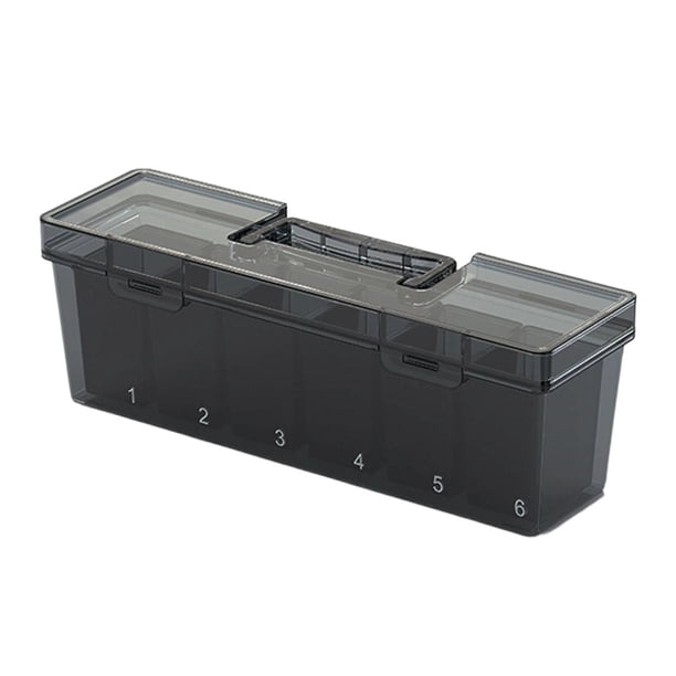 Caja de herramientas organizadora de transporte protectora con asa Estuche de almacenamiento multifuncional Estilo B