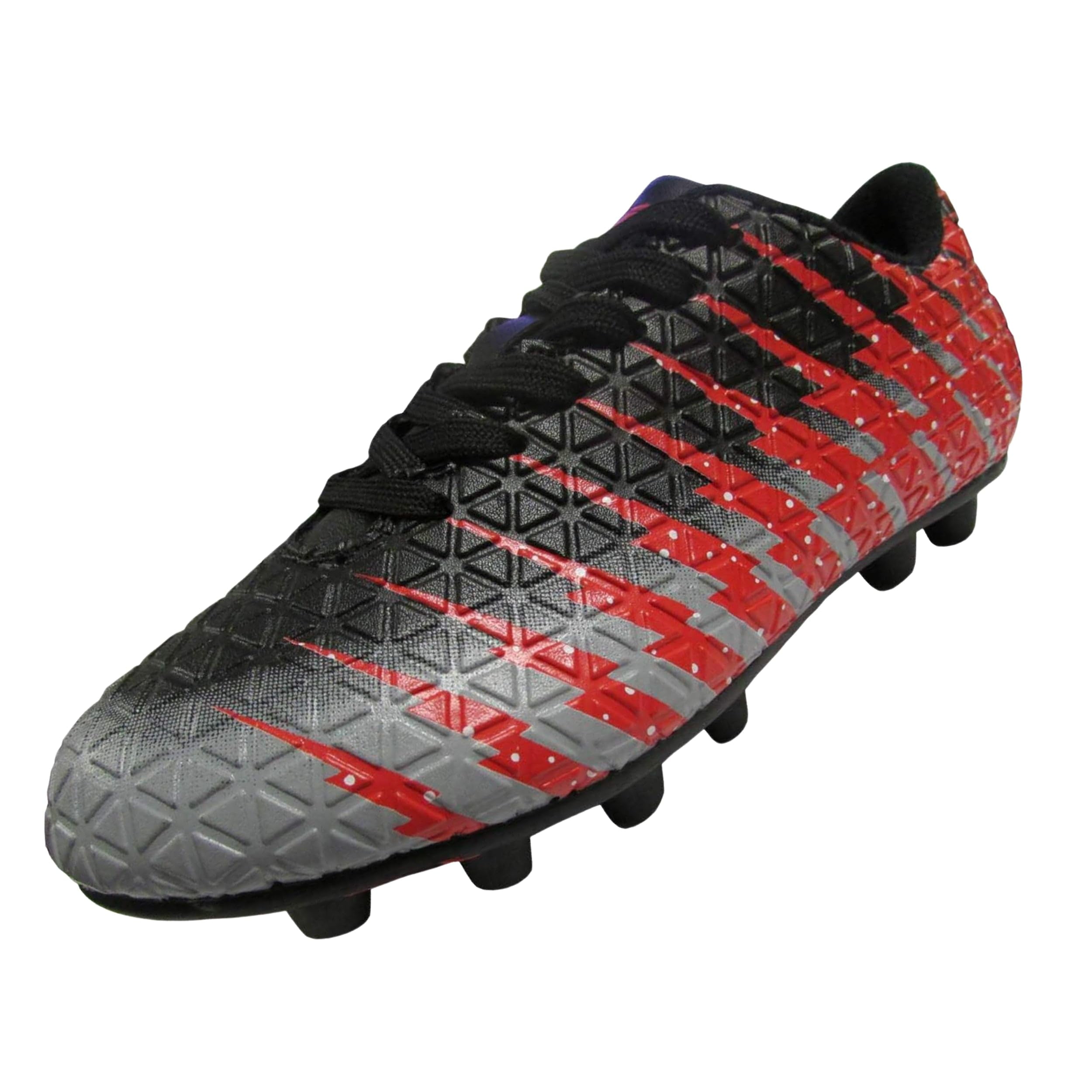 CHAUSSURES DE FOOTBALL ENFANT EN CUIR ET A LACETS VIRALTO II FG ACID RED - Décathlon