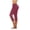11# Wine, variant on Women's Capri Pants Tummy Control Cropped Yoga Leggings Casual High Waisted Lattice Cutout Workout Leggings Skinny Wine XXL