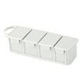 thumbnail image 4 of FONDOTIN 1Pcs Tablet Organizer Light Grey Plastic for Daily Use and Ages, 4 of 8