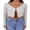 White, variant on Women Knit Cardigan, Long Sleeve V Neck Buckled Ladies Fall Crop Tops Streetwear