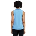 thumbnail image 4 of Pinspark Polo T Shirts for Women Sleeveless Golf Shirts Quick Dry Tennis Shirt Solid Workout Shirt, 4 of 6