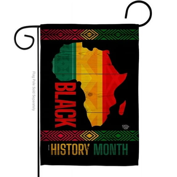 Ornament Collection  13 x 18.5 in. I am Black Histiry Month Garden Flag with Support Cause Double-Sided Decorative Vertical Flags House Decoration Banner Yard Gift