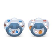 NUK Sports Orthodontic Pacifiers, Boy, 6-18 Months, 2-Pack