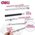 thumbnail image 4 of Stainless Steel Multifunctional Drafting Drawing Compass Math Geometry 2/4/5/6 pcs/set Circles Tool Durable School Supplies No.8600-2sets, 4 of 6