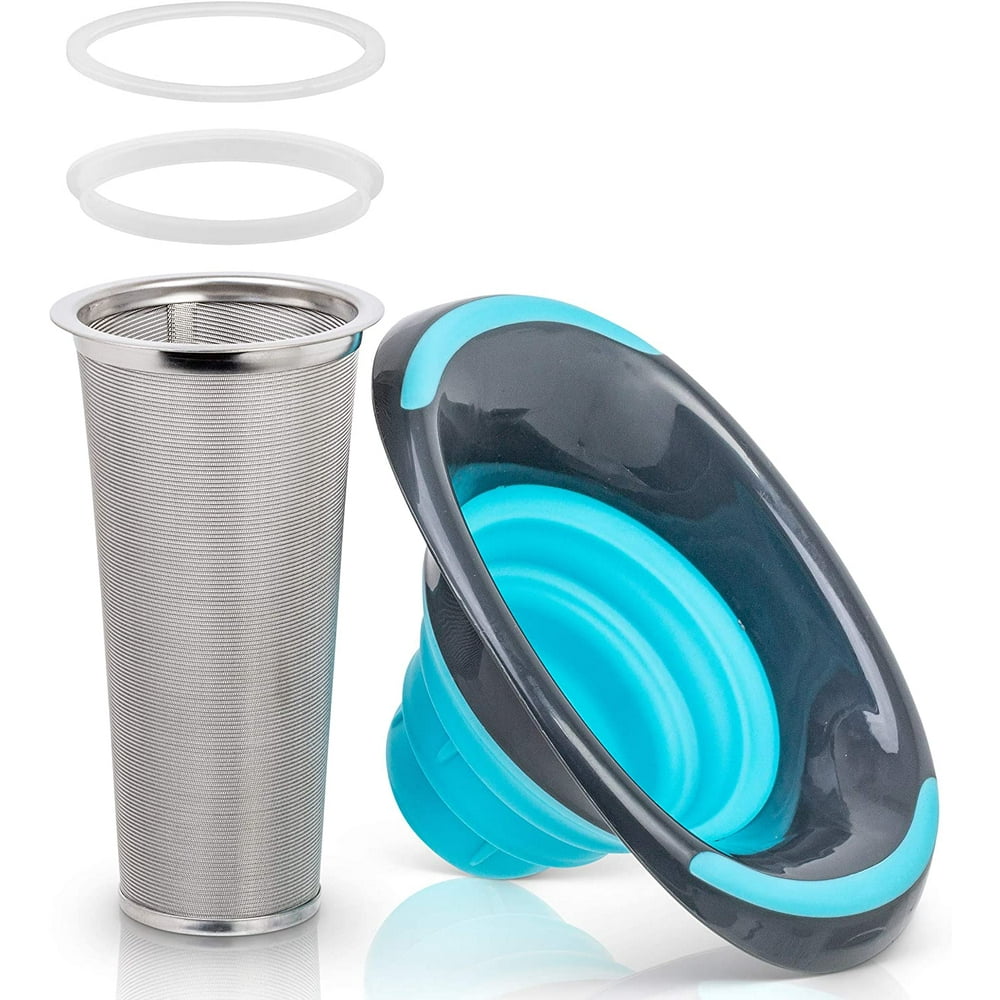 Cold Brew Filter for Mason Jar Wide Mouth Coffee Maker 1 Quart (32