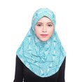 thumbnail image 1 of Muslim Solid Color Women Islamic Hijab Inner Cap Wrap Headwear Shawl Long Soft Scarf, 1 of 7