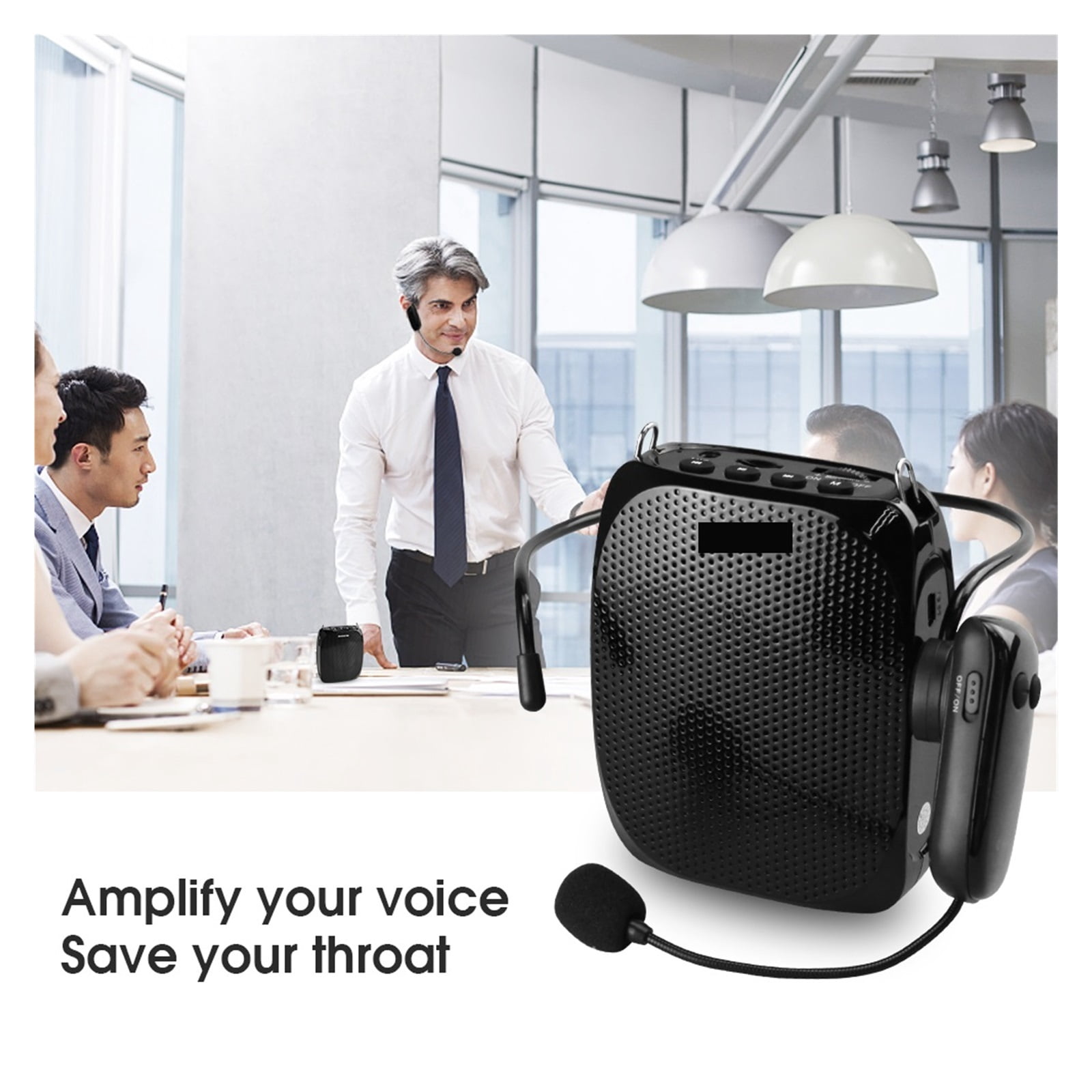 Wireless Portable Audio Loudspeaker USB Voice Amplifier For Teacher ,Clear and Reliable