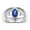 Blue Star Sapphire, variant on Men's Rings 14K White Gold Pear Shape Tear Drop Cabochon Gemstone & Diamond Rings; Cabochon Emerald   Size 13