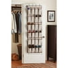 Canopy 24 Pocket Over The Door Organizer Fresh Ivory/ Chocolate Chip