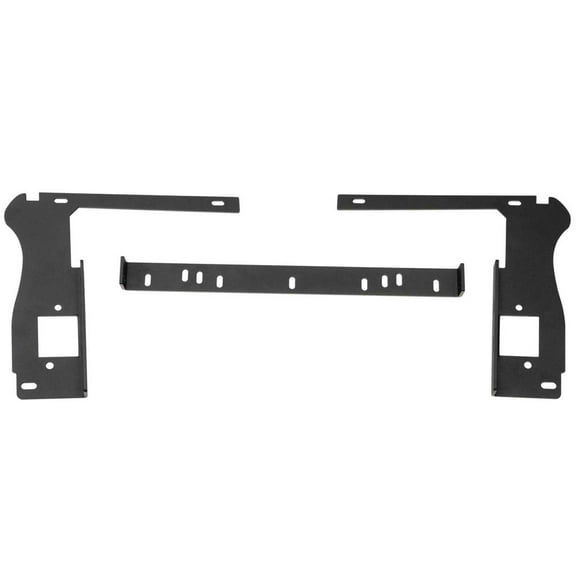 Rugged Ridge by RealTruck Grille Light Mount for Jeep JL/Gladiator JT|Mounts LED Light Bars & Cubes, 3-Piece Bracket|11232.77|Compatible with 2018-2024 Jeep Wrangler JL; 2020-2024 Jeep Gladiator JT