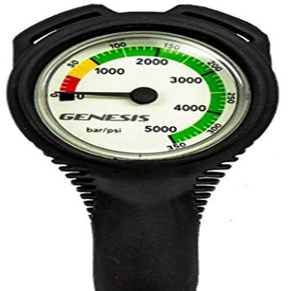 Sherwood Scuba Pressure Gauge with Boot and Hose 