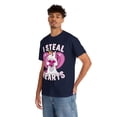 thumbnail image 6 of I Steal Hearts Unicorn Valentine's Day Unisex Graphic Tee Shirt, Sizes S-5XL, 6 of 12