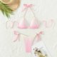 thumbnail image 1 of Conjunto de bikini atado, conjunto de bikini con cuello halter Conjunto de bikini con cuello halter Traje de baño con piezas atadas Acabado de lujo, 1 of 6