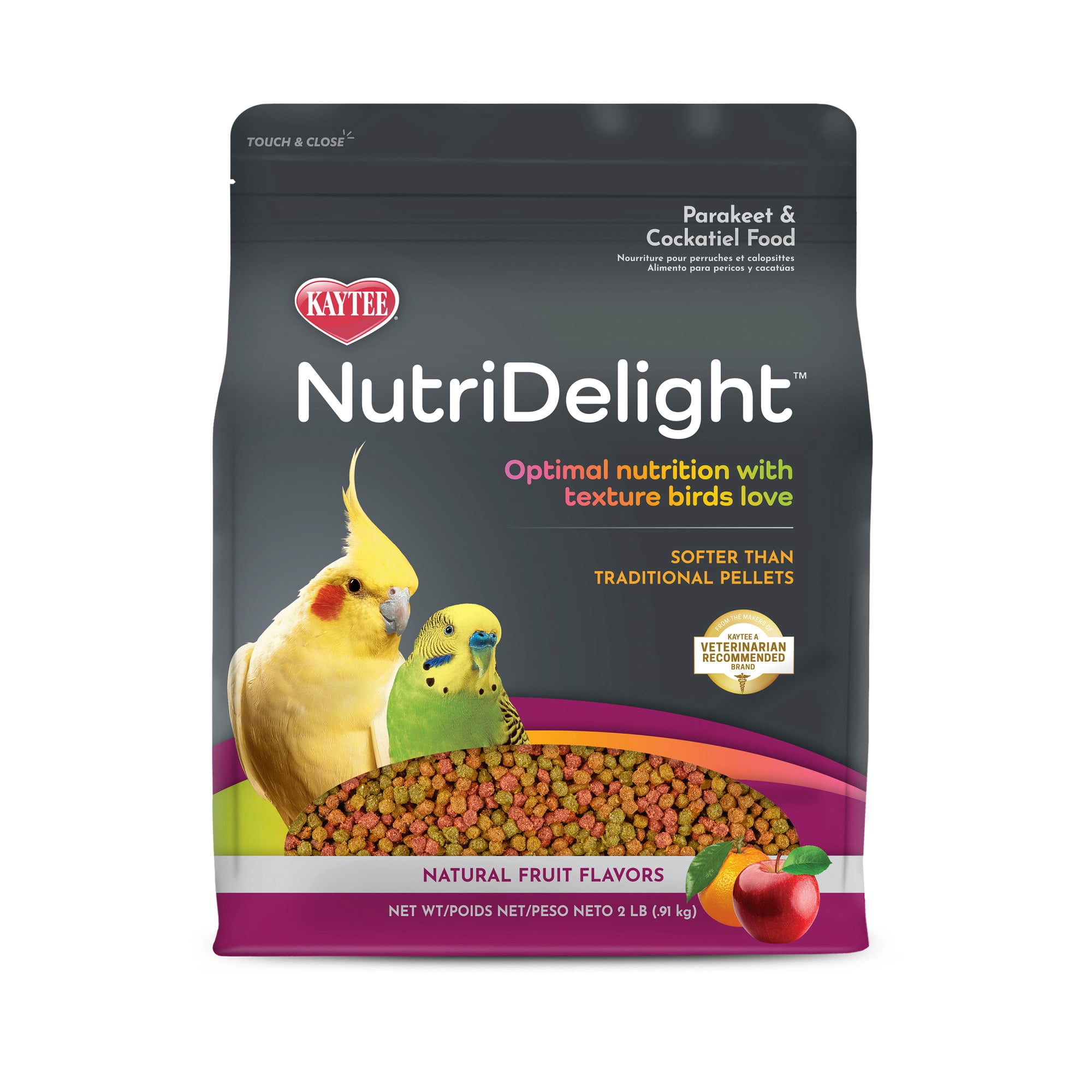 Kaytee Nutri Delight Parakeet/Cockatiel for Birds 2 lbs.