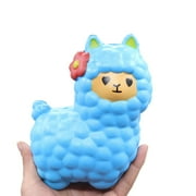 Transer Jumbo Sheep Squishy Cute Alpaca Galaxy Super Slow Rising Scented Fun Animal Toys