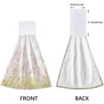 thumbnail image 4 of SKYSONIC Kitchen Towels with Hanging Loop, Cosmos Flowers Vintage Dish Towels for Kitchen, Absorbent Kitchen Hand Towels 2 Piece Sets, 12"x17", 4 of 6