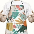 thumbnail image 2 of Pioneer Flower Floral Print Pattern Apron-Garden Aprons for Women with Pockets-Cotton Linen Waterproof Kitchen Cooking Gardening Aprons Adjustable for Kitchen,Cooking,BBQ and Salon 33x27 Inch, 2 of 7