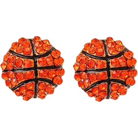Earrings | Sport Stud Earrings Cute Rugby Shiny Sport Earrings Stud Earrings Sports Baseball Earrings Basketball Stud Earrings For Women Jewelry