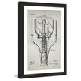 thumbnail image 2 of "Street Light 1904 Old Paper" Framed Painting Print, 2 of 4