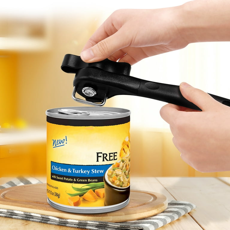 TC-Home Professional Manual Tin Can Opener, Safe Cut Lid Smooth