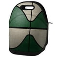 thumbnail image 1 of Championship Basketball Forest Green and Cream Lunch Tote Bag, 1 of 2