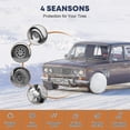 thumbnail image 4 of 4 Pack Waterproof Tire Cover Spare Tyre Wheel Rv Trailer Camper Anti-corrosion Tyre Protector, 4 of 4