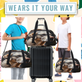 thumbnail image 6 of Herdesigns Funny Dog Sports Duffle Bag for Women & Men, Dog Theme Gym Bag Dance Bag Overnight Bag Carry On Weekender Travel Bag, 6 of 7
