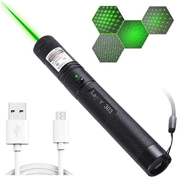 Laser Pointer Pen 10000m 532nm Green Laser Sight Laser Pointer High Power Adjustable Focus Laser 303