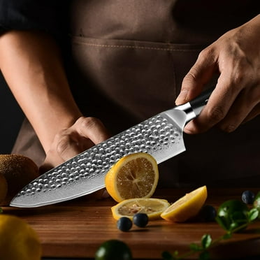 KEGANI Chef Knife,Japanese Damascus VG10 Steel Core Ultra Sharp Kitchen Knife with G10 Handle, Hand Made with Gift Box, Thanksgiving & Christmas Gifts