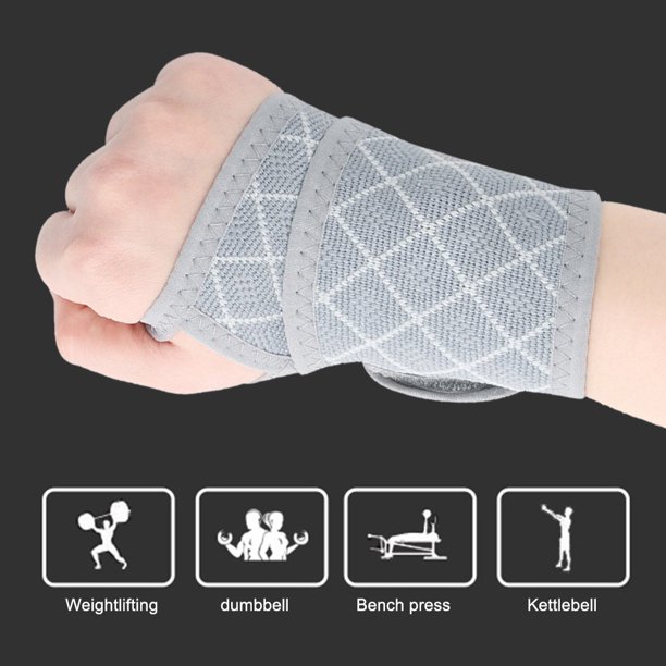 Muñequera de compresión Muñequera deportiva ajustable Transpirable para Fitness Gym FLhrweasw Nuevo