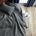 thumbnail image 3 of Bouclair Gris Damien Collection - Ensemble de Couvre-Lit Réversible en Jersey Jumeau, 3 of 4