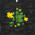 thumbnail image 4 of Inktastic St. Patrick's Day Plaid Green and Yellow Shamrocks Women's T-Shirt, 4 of 5