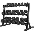 thumbnail image 1 of MAGMA Rubber Hex Premium Dumbbell Sets with Storage Racks, 1 of 9