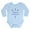 Sky Blue, variant on CafePress - Daddy Proof Blue Body Suit - Long Sleeve Cotton Baby Bodysuit