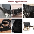 thumbnail image 5 of ELW Black Latigo Leather 5-6 oz. 2-2.4mm Straps, Belts, Strips 1" 2.5cm Wide X 50" 1.27m Length Full Grain Leather Cowhide DIY Arts & Craft Projects, Clothing, Jewelry, Wrapping, 5 of 7